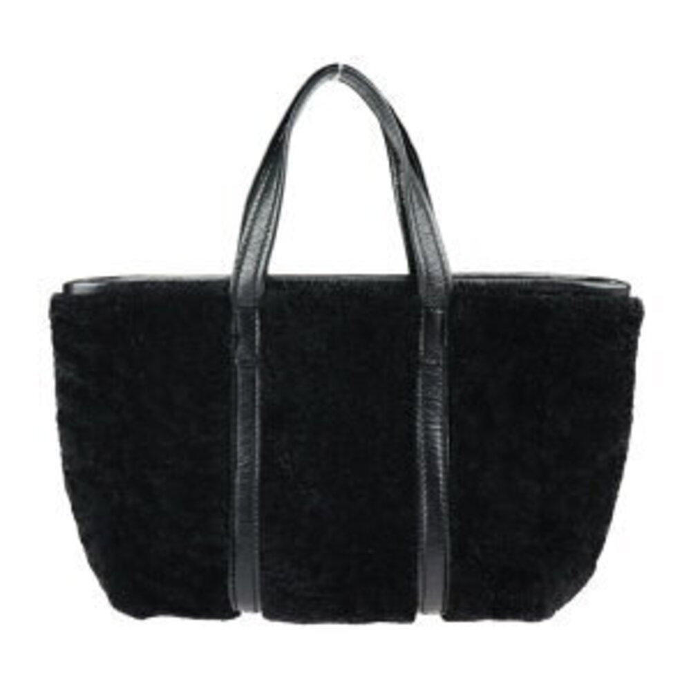 Balenciaga Barbes Mouton Black Bag Handbag Shoulder Leather - Picture 3 of 8
